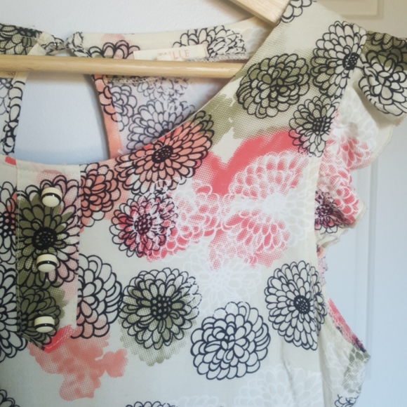 Tulle floral top - Picture 2 of 7